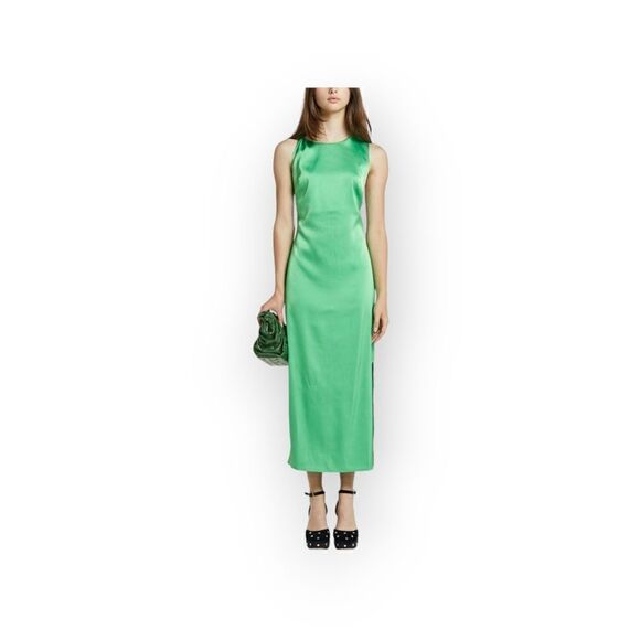 Samsoe and Samsoe Scilla Midi dress Vibrant green - Picture 6 of 16